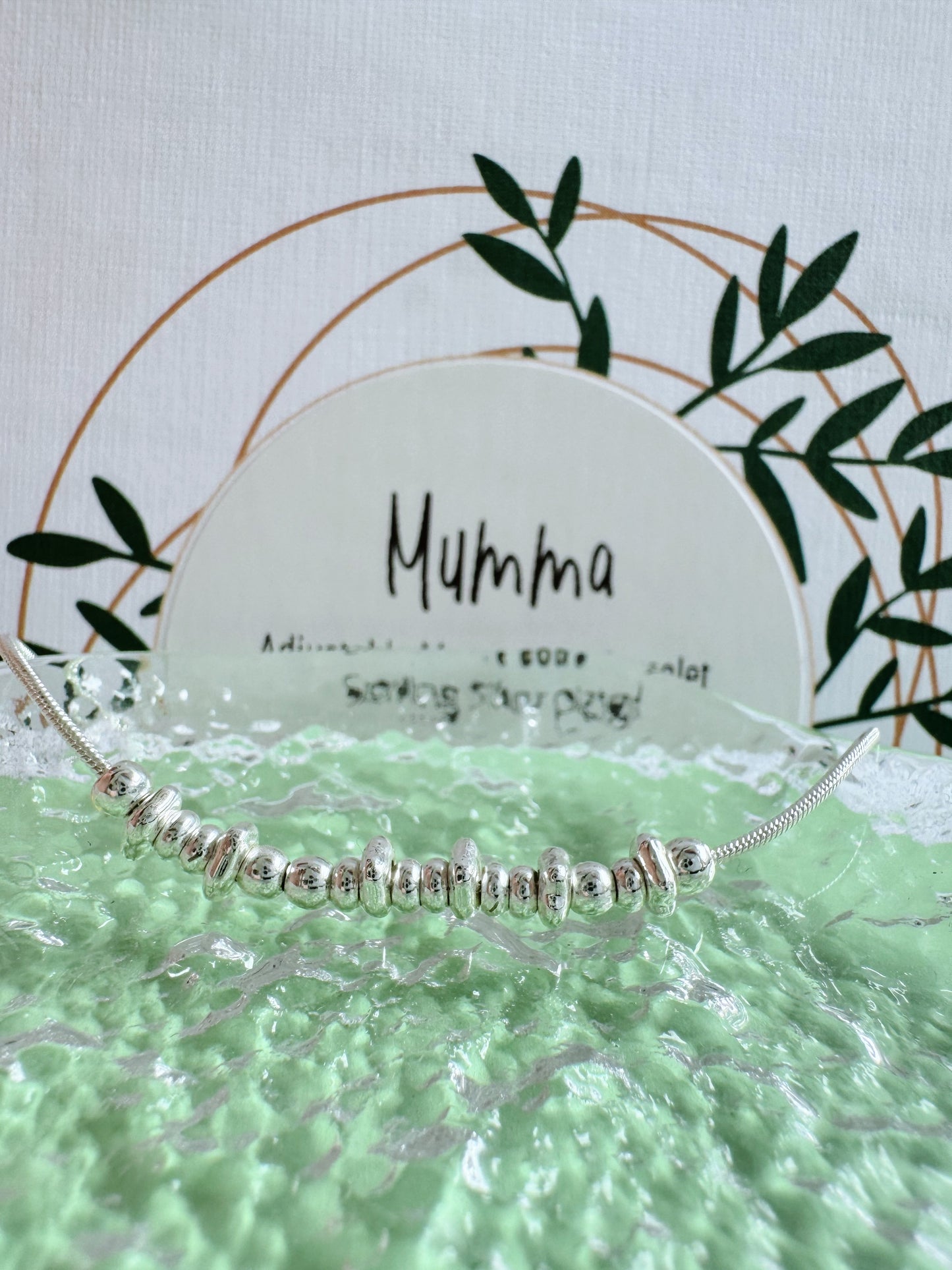 Mumma - Silver Secret Message Bracelet