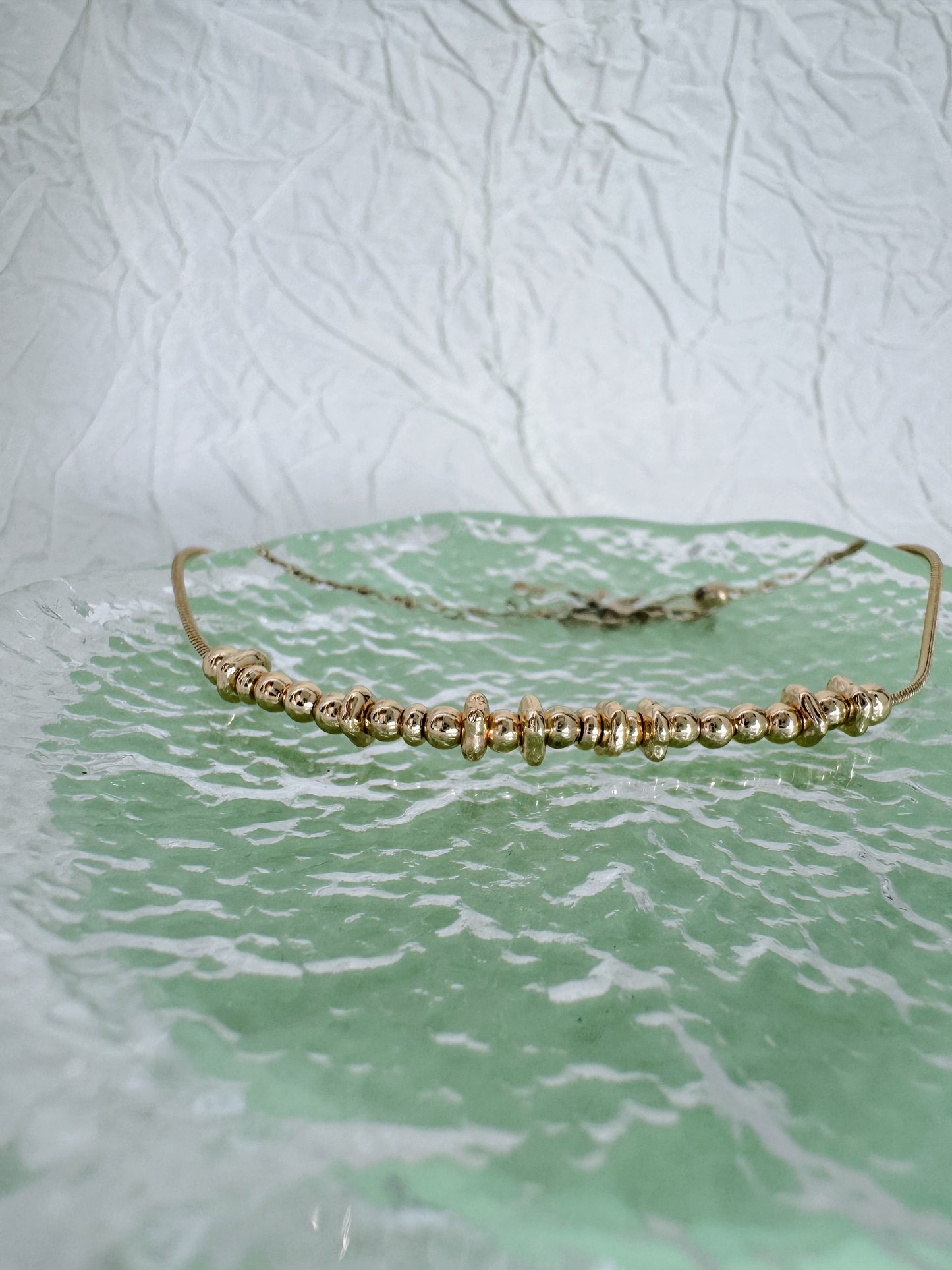 Breathe - Gold Secret Message Bracelet