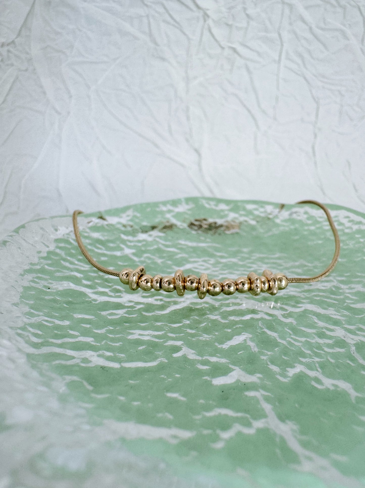 Rest - Gold Secret Message Bracelet