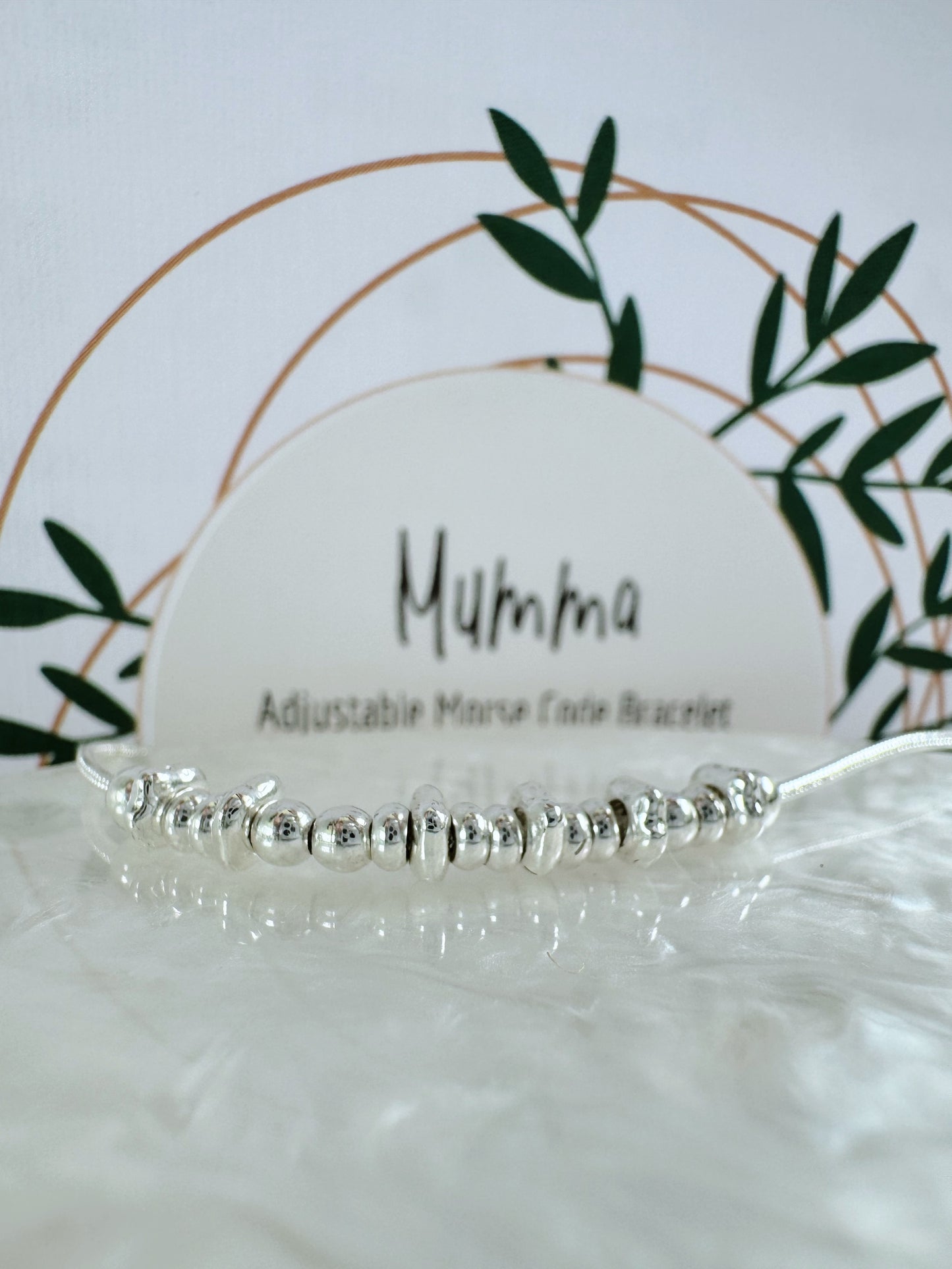 Mumma - Silver Secret Message Bracelet