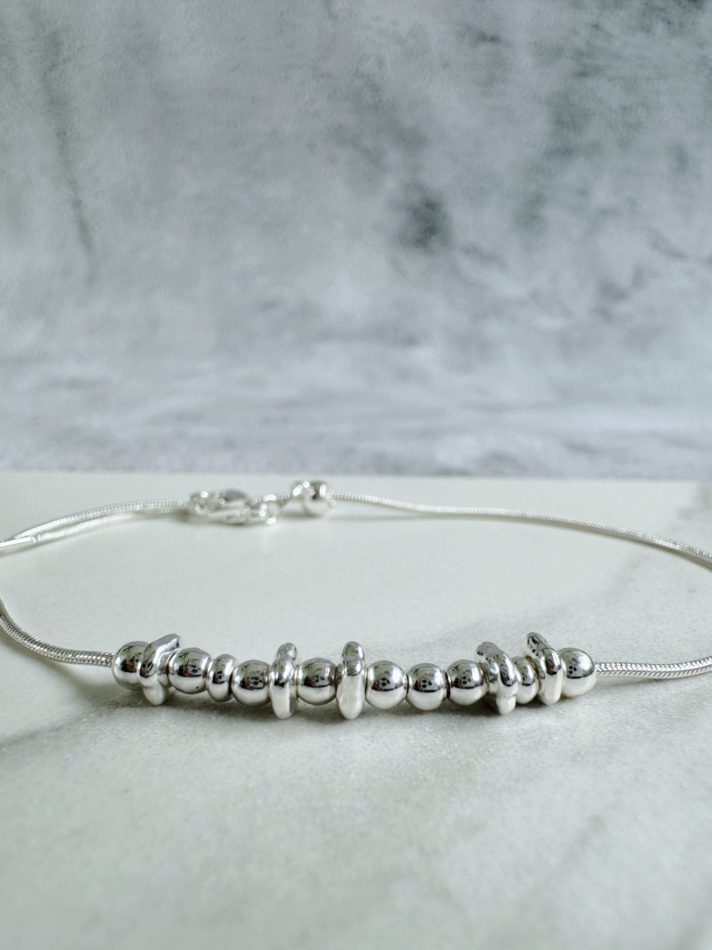 Rest - Silver Secret Message Bracelet